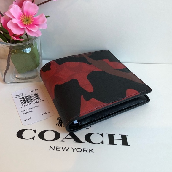 🌹 LAST ONE ! Coach Men’s Wallet F88270 - Picture 1 of 10